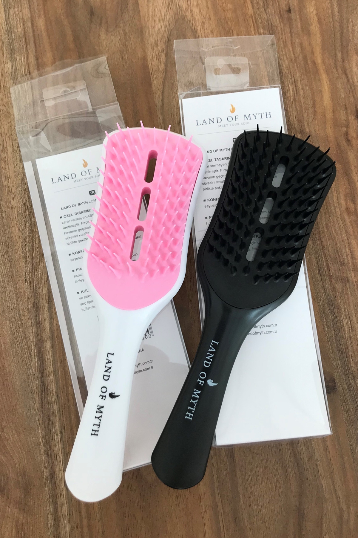 LOM1251 Hızlı Fön & Şekillendirme Fırçası Quick Blow Drying - BLACK