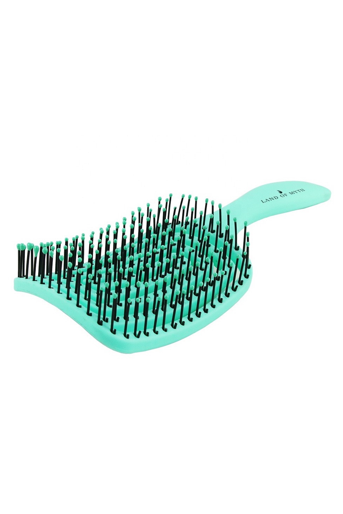 LOM1274 Üç Boyutlu Esnek Saç Açma ve Tarama Fırçası, Flexible Pro Brush (Turkuaz)